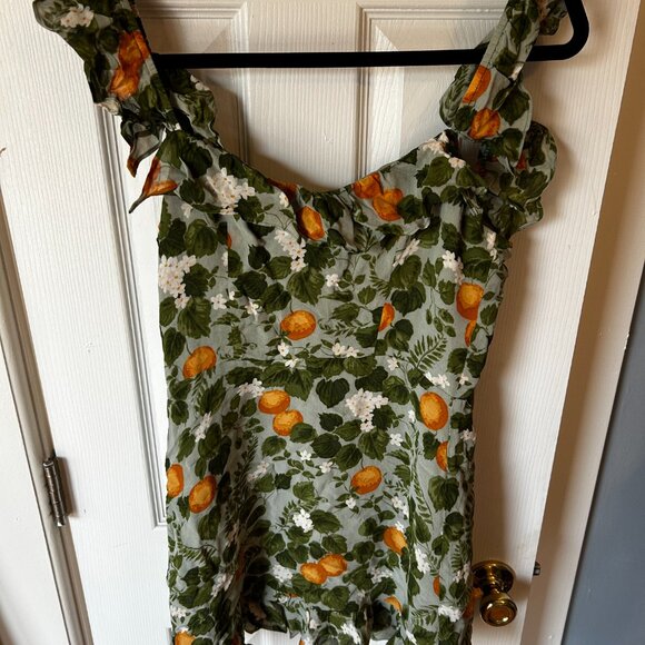 REFORMATION paris dress - orange grove - Picture 4 of 6